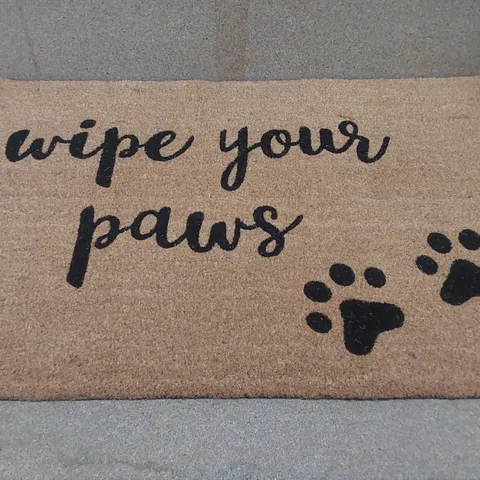 NICOLA SPRING - COIR DOOR MAT - PAWS