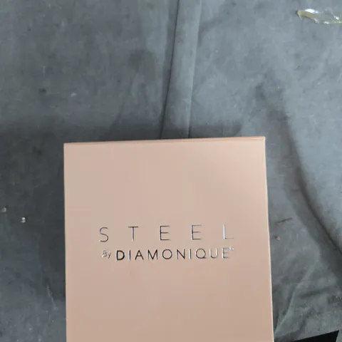 DIAMONIQUE STEEL TENNIS BRACELET – BOXED