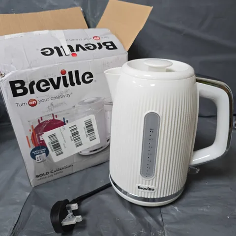 BOXED BREVILLE WHITE JUG KETTLE 
