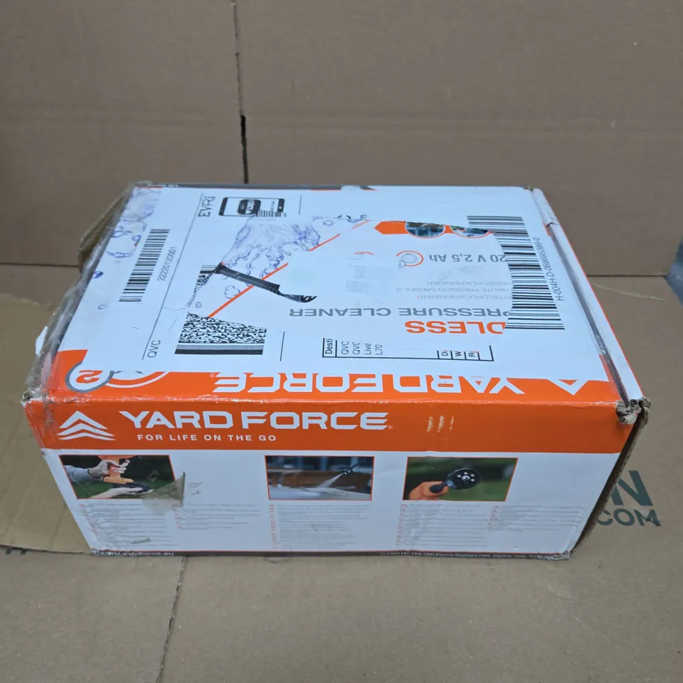 OUTLET YARD FORCE 20V CORDLESS PRESSURE WASHER