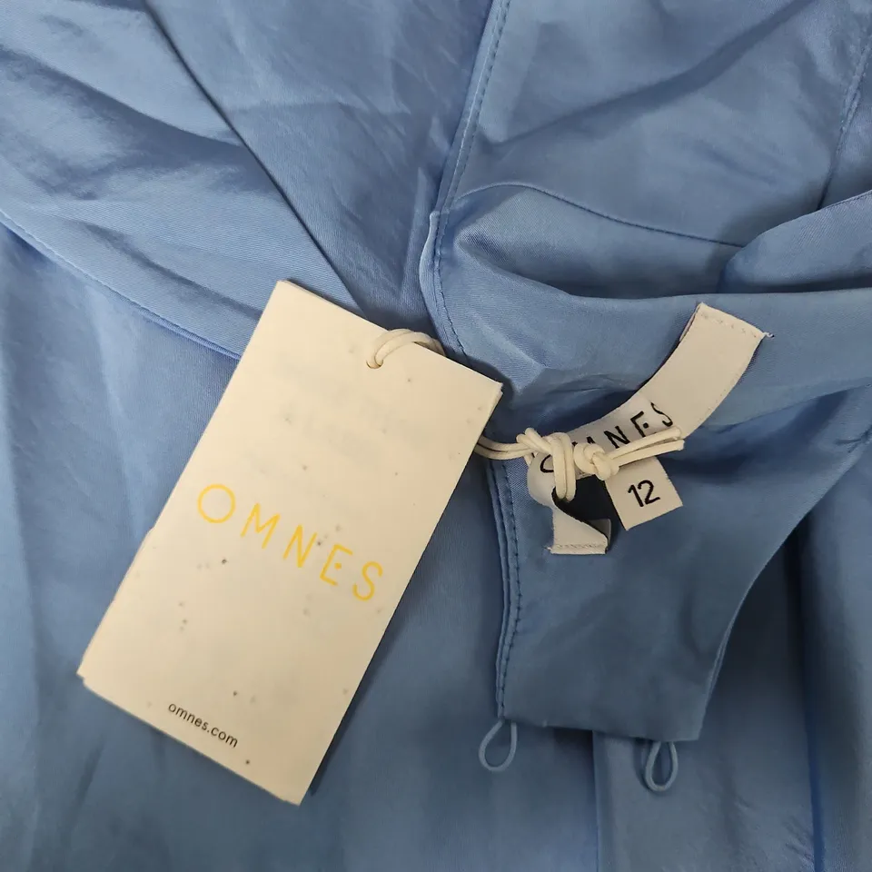 OMNES WOMEN'S BLUE DRESS – SIZE 12