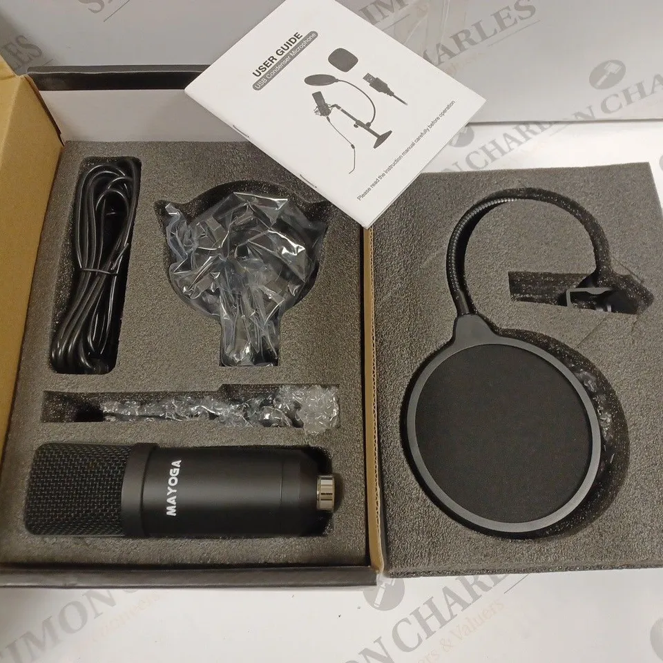 MAYOGA USB CONDENSER MICROPHONE WITH ACCESSORIES