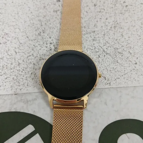SEKONDA FITNESS TRACKER WATCH – GOLD TONE MESH BAND