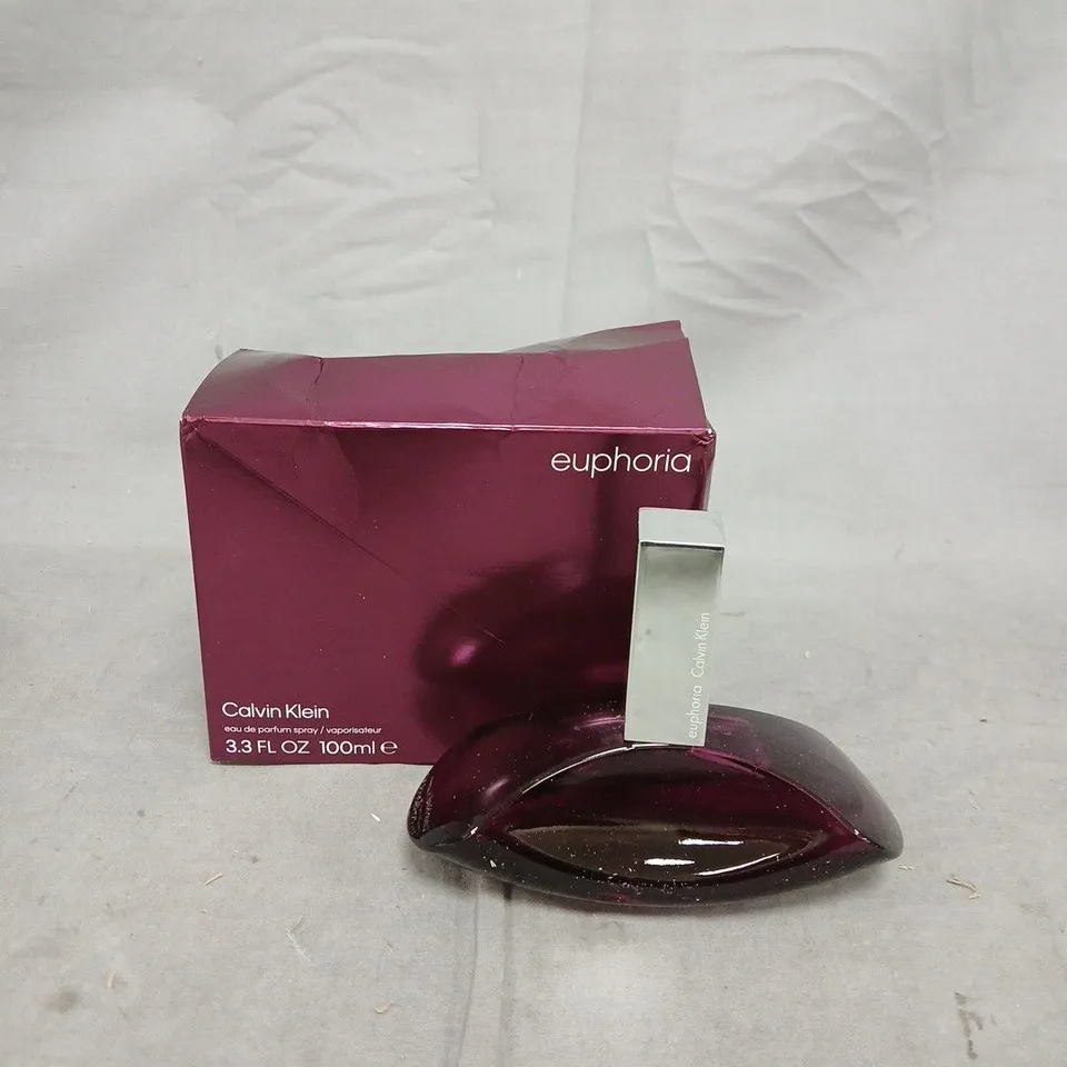 CALVIN KLEIN EUPHORIA EAU DE PARFUM 100ML - BOXED