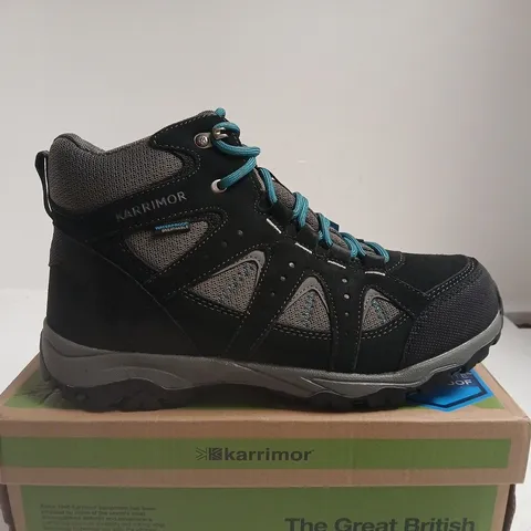 BOXED PAIR OF KARRIMOR WATERPROOF HIKING BOOTS – UK SIZE 6 