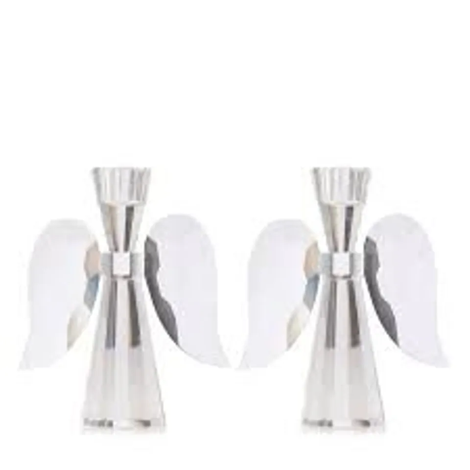JM BY JULIEN MACDONALD SET OF 2 GLASS ANGELS