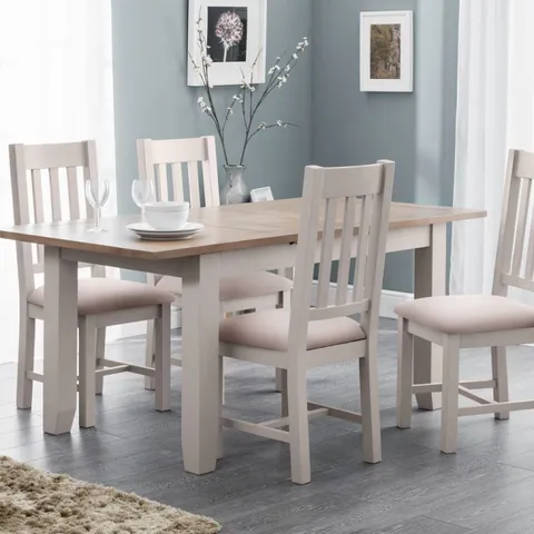 BOXED RICHMOND EXTENDING DINING TABLE - ELEPHANT GREY -2 BOXES-