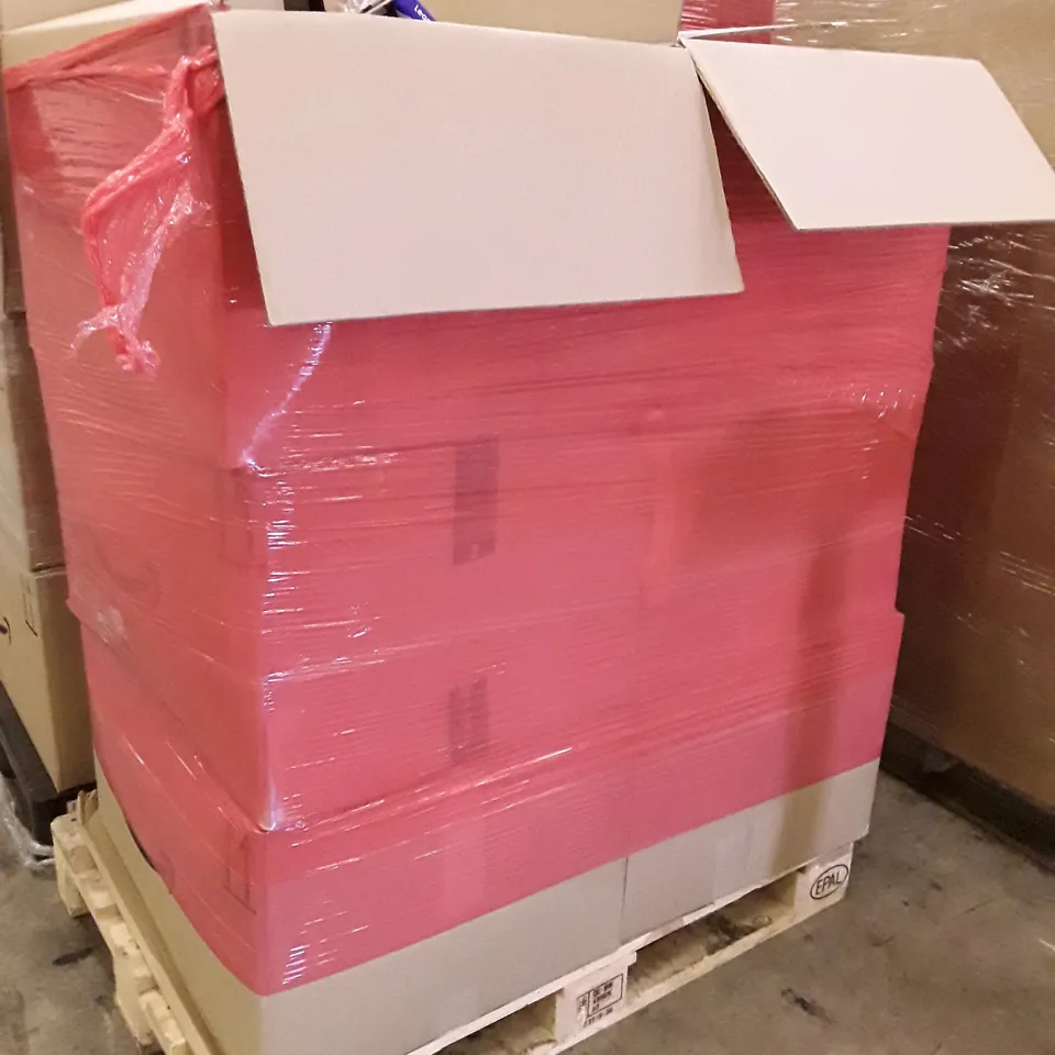 PALLET OF 6 BOXES CONTAINING ASSORTED PRODUCTS INCLUDING MOUSEPAD, LEAN FALL STAND BOOK, 2024 DIARY, DOG BACKPACK, HEADPHONE CARRY CASE, BIKE SEAT