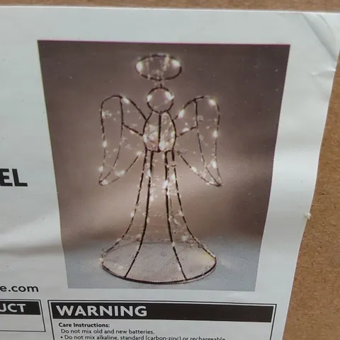 8 X BOXED JEWELLED ANGEL CHRISTMAS TREE TOPPER 