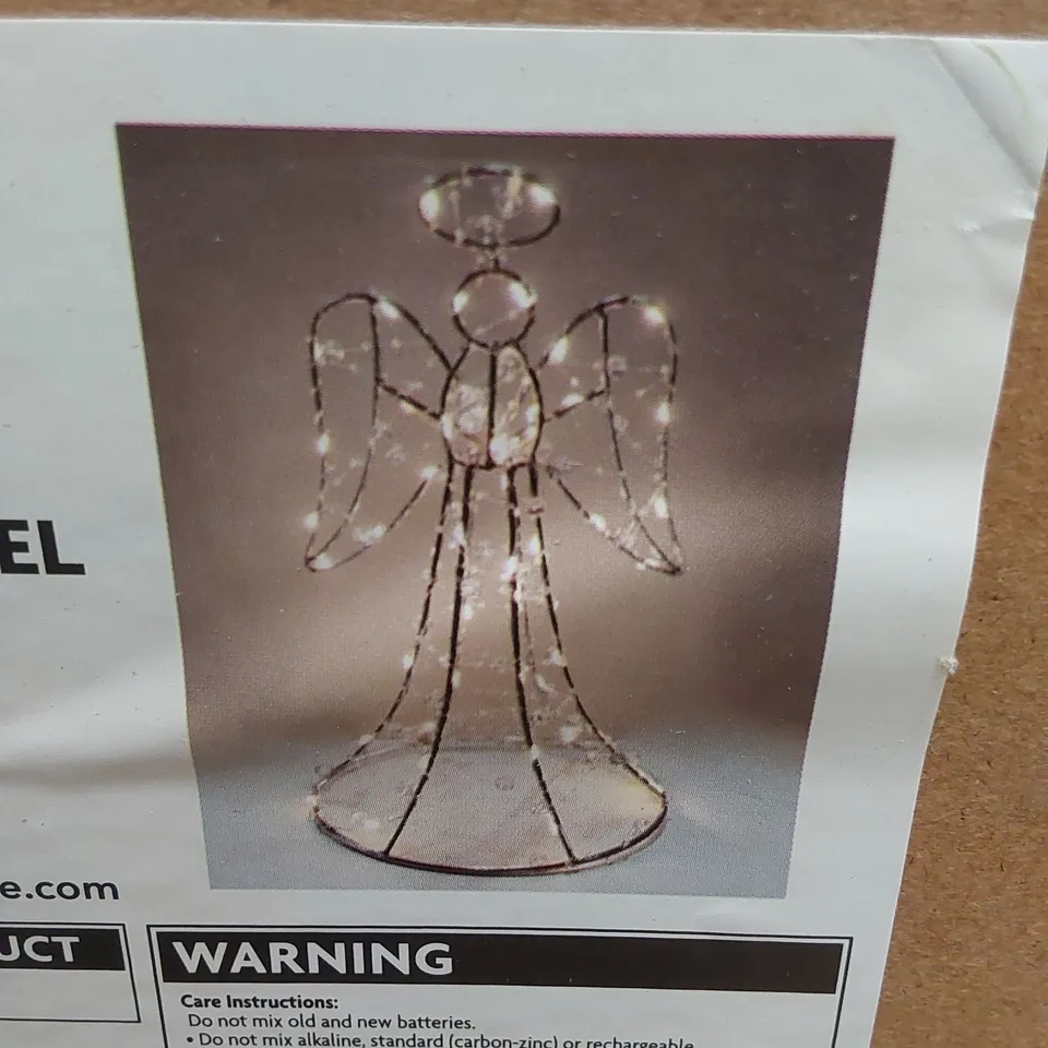 8 X BOXED JEWELLED ANGEL CHRISTMAS TREE TOPPER 