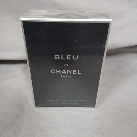 BOXED AND SEALED BLEU DE CHANEL PARIS SOIN HYDRATANT 3 IN 1 MOISTURIZER 90ML