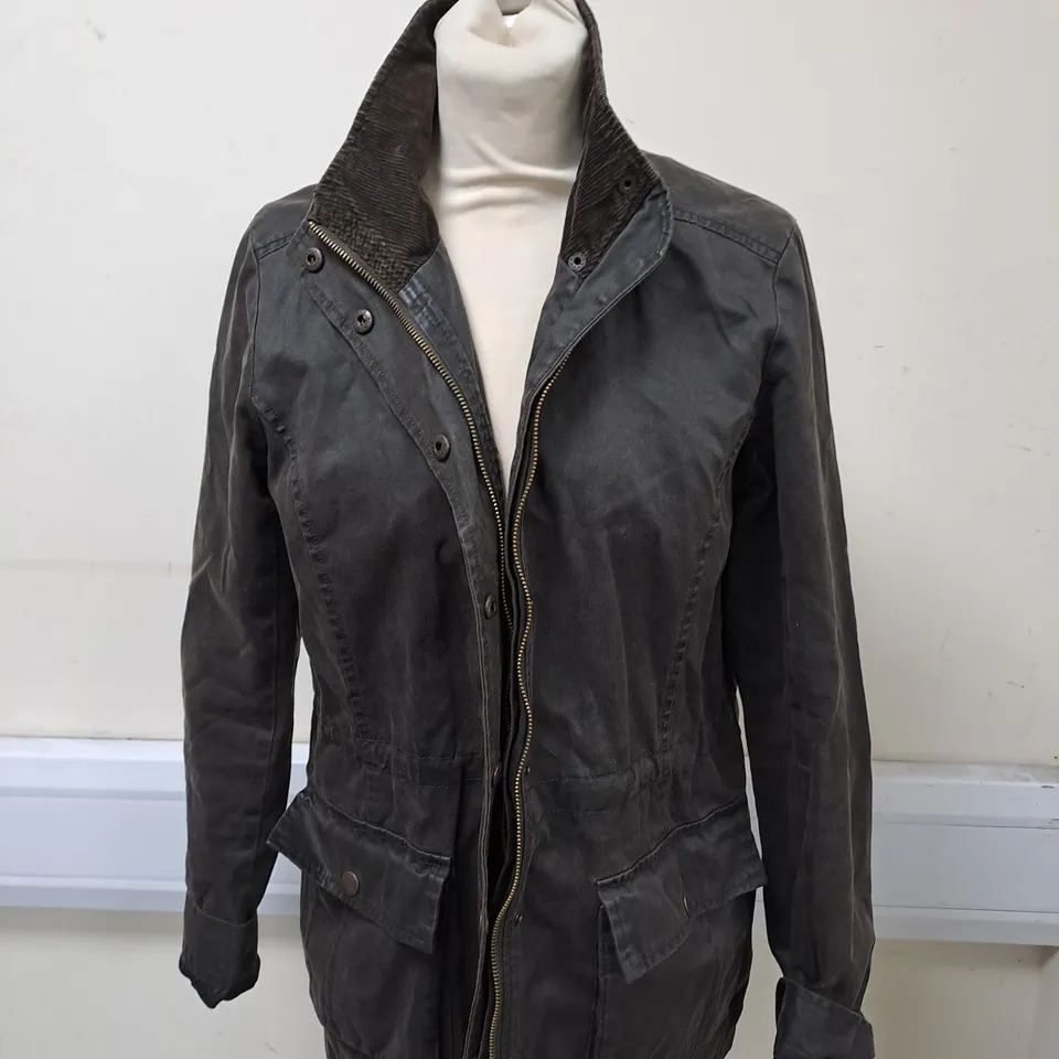 FAT FACE FAUX LEATHER JACKET SIZE 10 