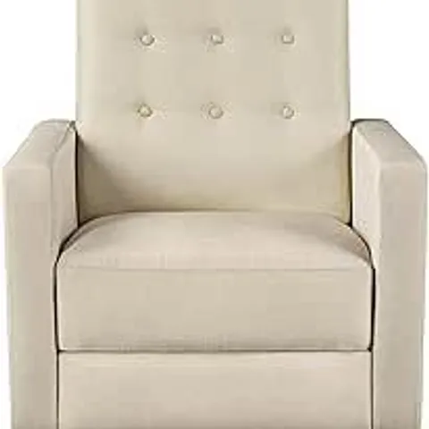 BOXED YAHEETECH MANUAL RECLINER CHAIR - BEIGE (1 BOX)