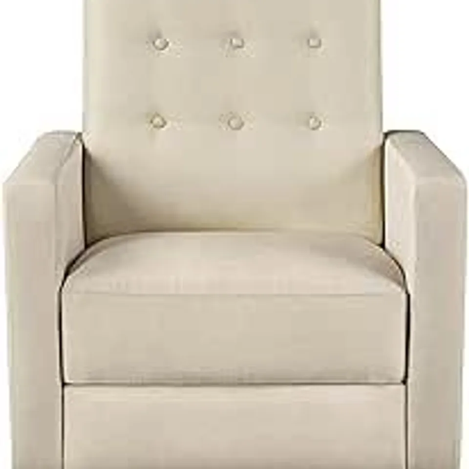 BOXED YAHEETECH MANUAL RECLINER CHAIR - BEIGE (1 BOX)