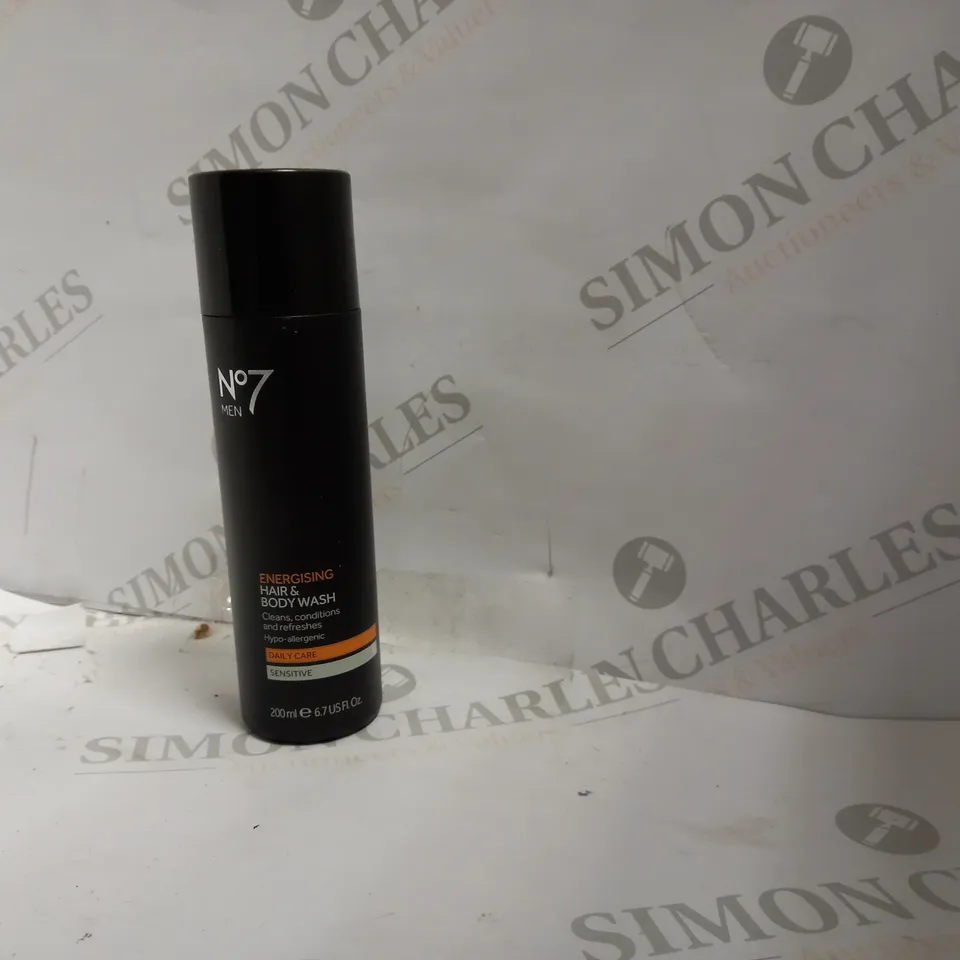NO7 MEN ENERGISING HAIR & BODY WASH 200ML 