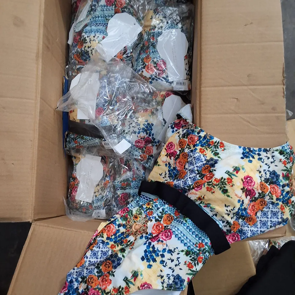 PALLET OF ASSORTED CLOTHING ITEMS TO INCLUDE STUDIO MOUTHY SWIM SUITS AND SAUSAGE ROLL THEMED JUMPERS - VARIOUS SIZES