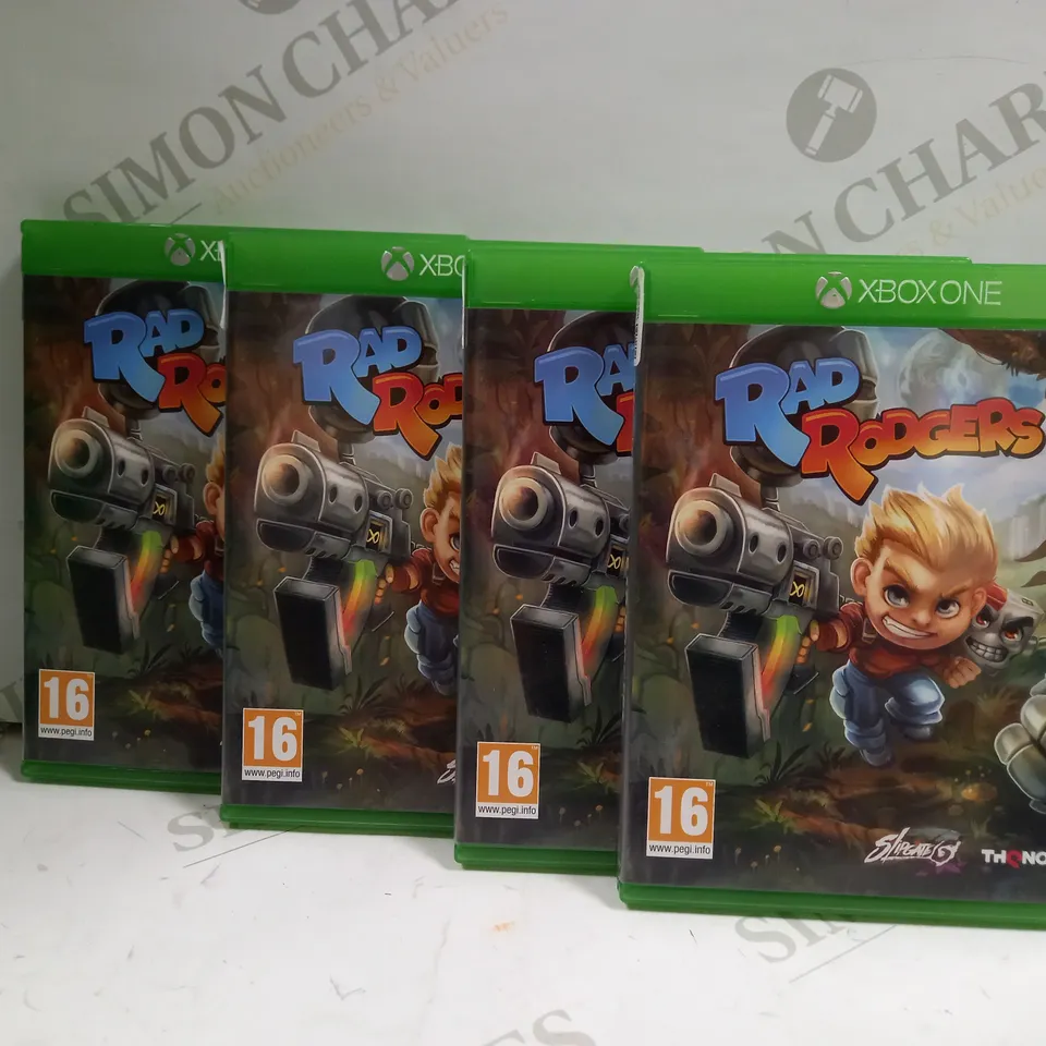 LOT OF 30 RAD RODGERS VIDEO GAME (XBOX ONE)