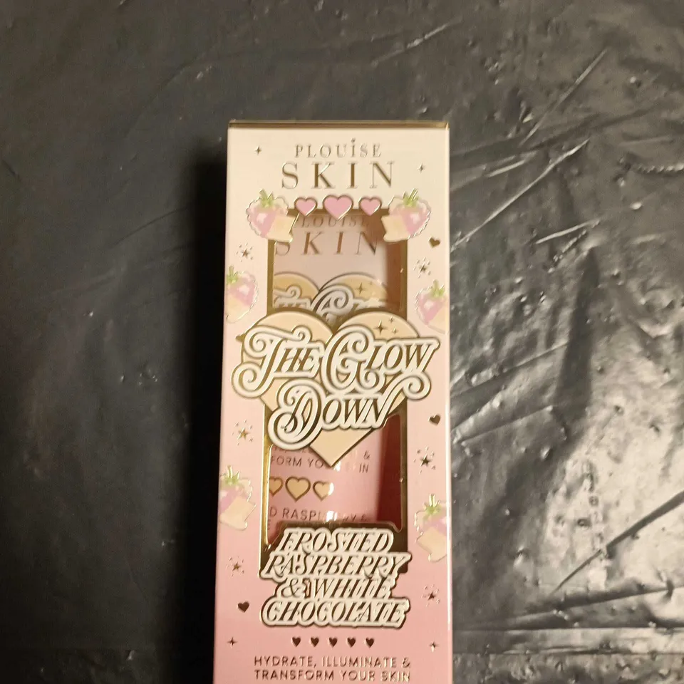 PLOUISE SKIN COLLECTION: RICE MILK TONER 120ML, THE GLOW DOWN SHIMMER BODY CREAM (FROSTED RASPBERRY & WHITE CHOCOLATE), OBSESSED FOR JESS SHEET MASK