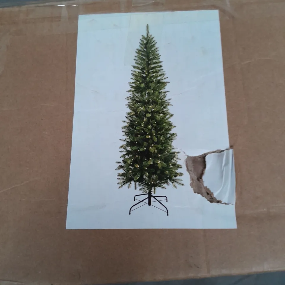 BOXED MONTANA 7FT SLIM PRE-LIT CHRISTMAS TREE - COLLECTION ONLY RRP £99.99