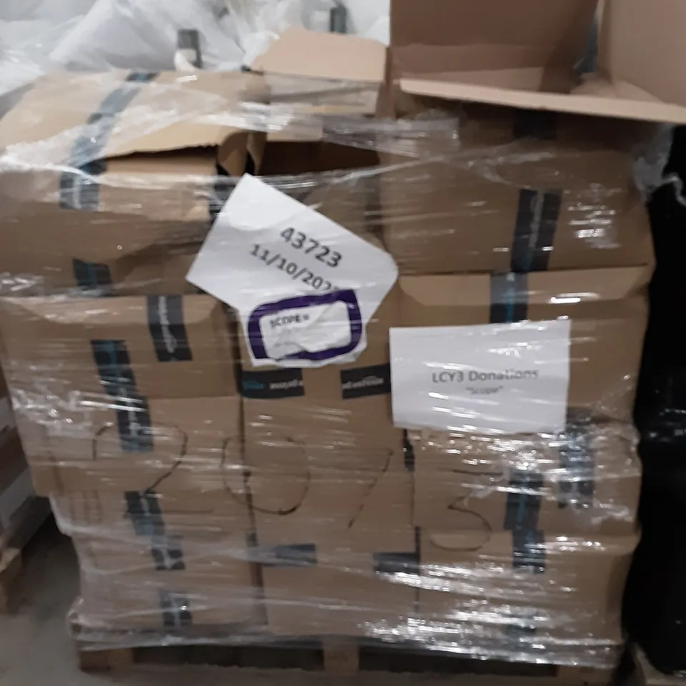 PALLET OF ASSORTED PRODUCTS INCLUDING TEMPERED GLASS FILM FOR PHONE, GREEN THUMB CUP, CRAZYFLY DOG GLOVES, VALENTINES DAY SPOONS GIFT, FACE MASKS, 200PCS CRAFT ACORNS 