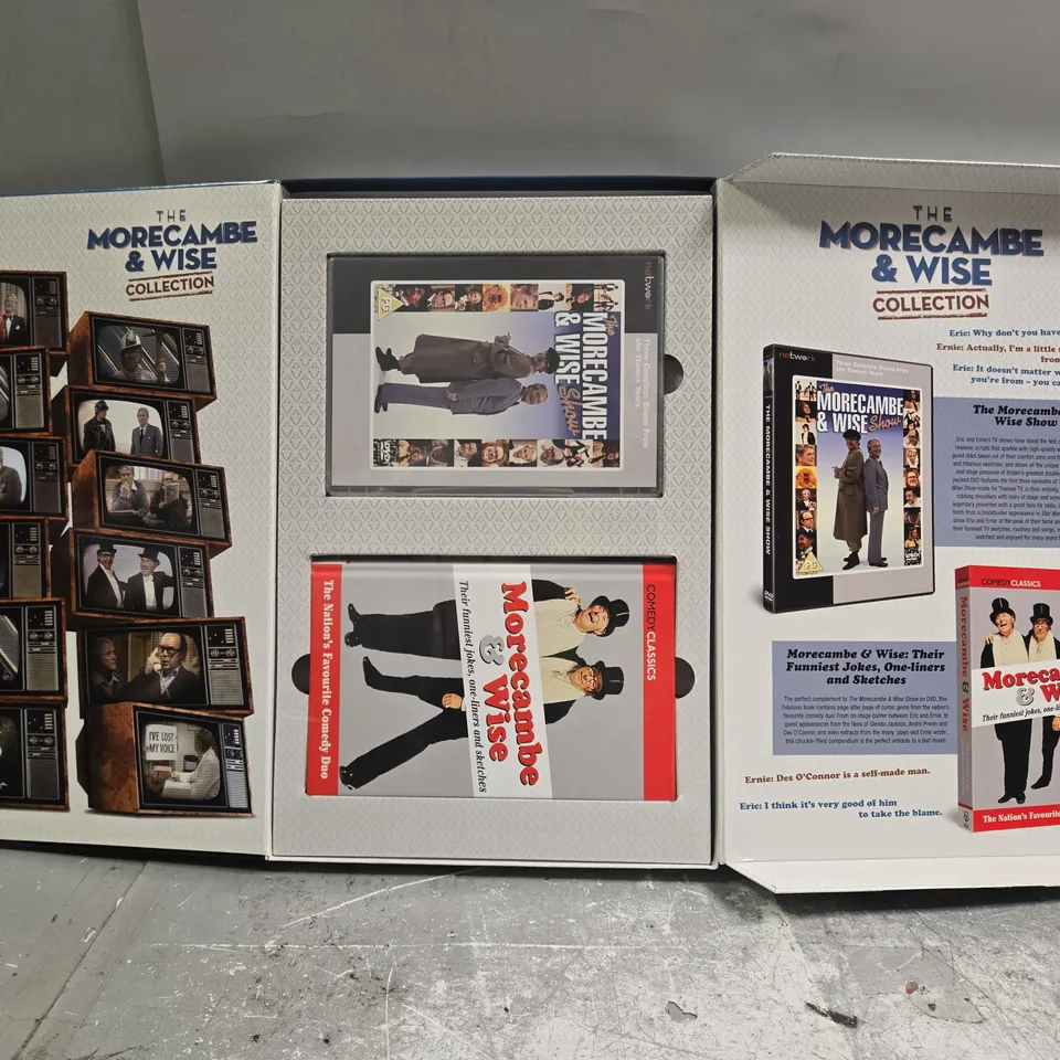 THE MORECAMBE & WISE COLLECTION - EXCLUSIVE DVD & BOOK