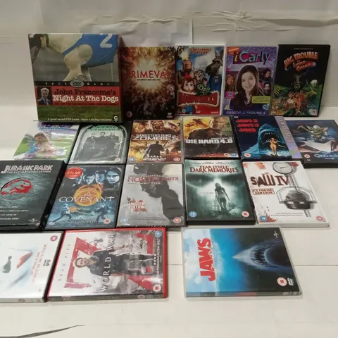 APPROXIMATELY 18 ASSORTED DVDS AND FILMS
