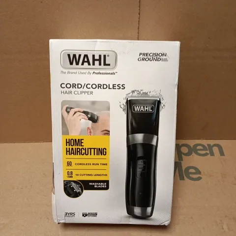 WAHL CORD/CORDLESS HAIR CLIPPER – BOXED