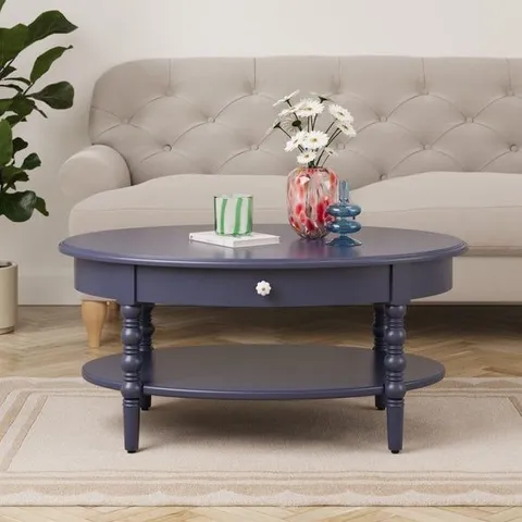 BOXED PIPPIN COFFEE TABLE, NAVY (1 BOX)