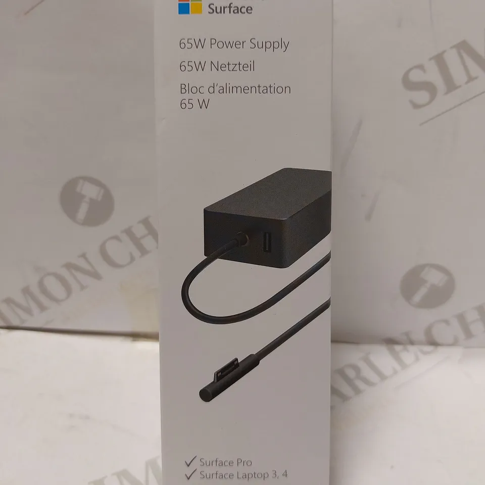 MICROSOFT SURFACE 65W POWER SUPPLY Q5N-00010 MSF00864