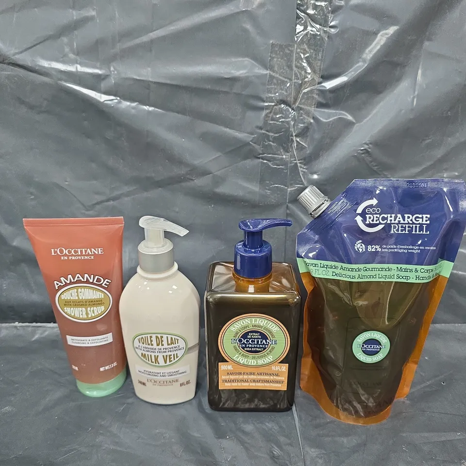 L'OCCITANE 4 PIECE SHEA SUMMER BODYCARE COLLECTION