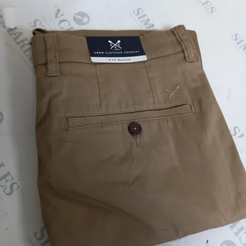 CREW BEIGE CHINO JEANS - W34"