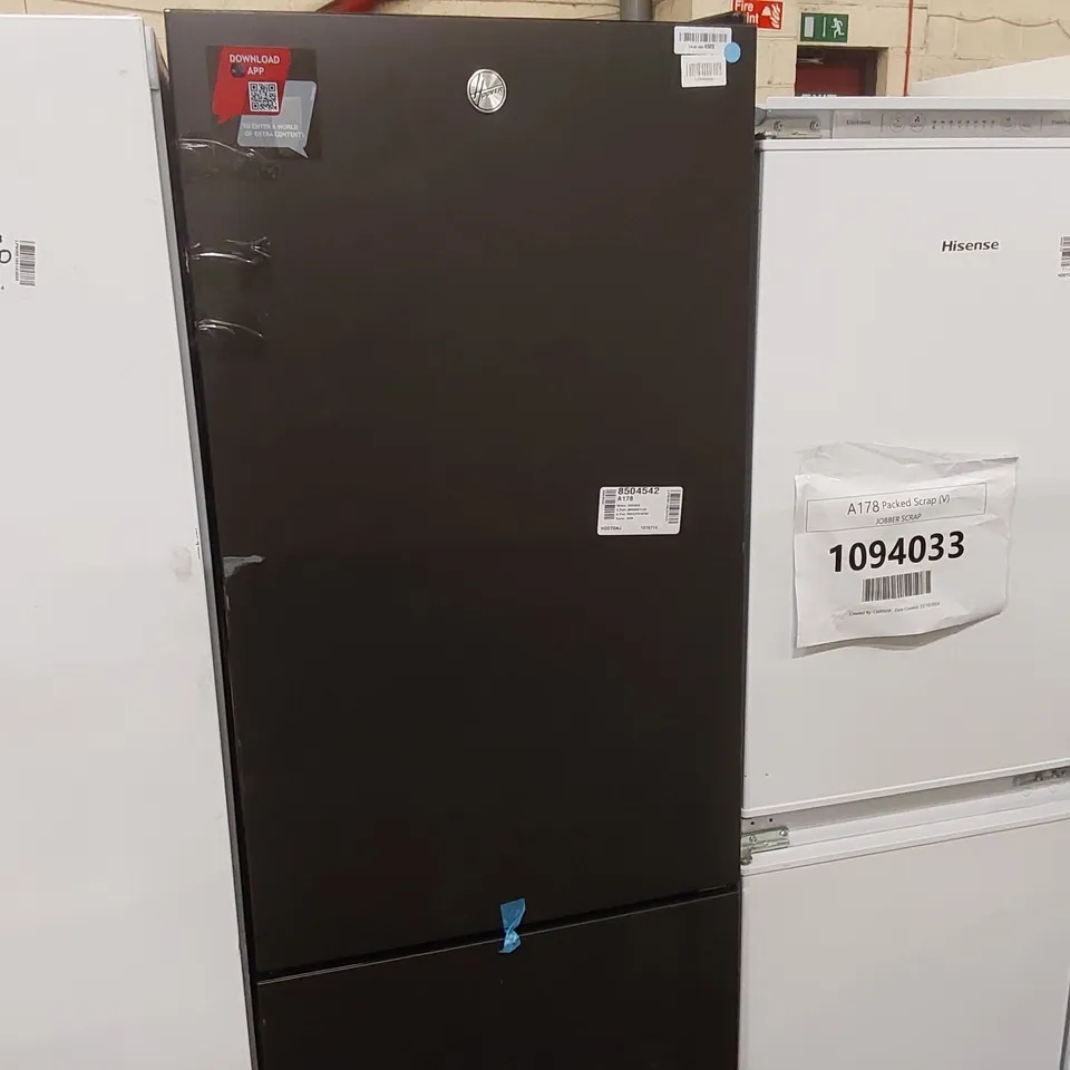 HOOVER 50/50 FRIDGE FREEZER HOCE3T618FBK - GRAPHITE GREY
