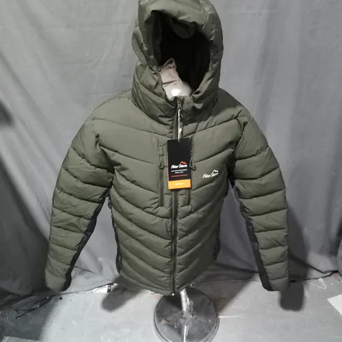 PETER STORM INGLETON HOODED JACKET IN KHAKI - LARGE