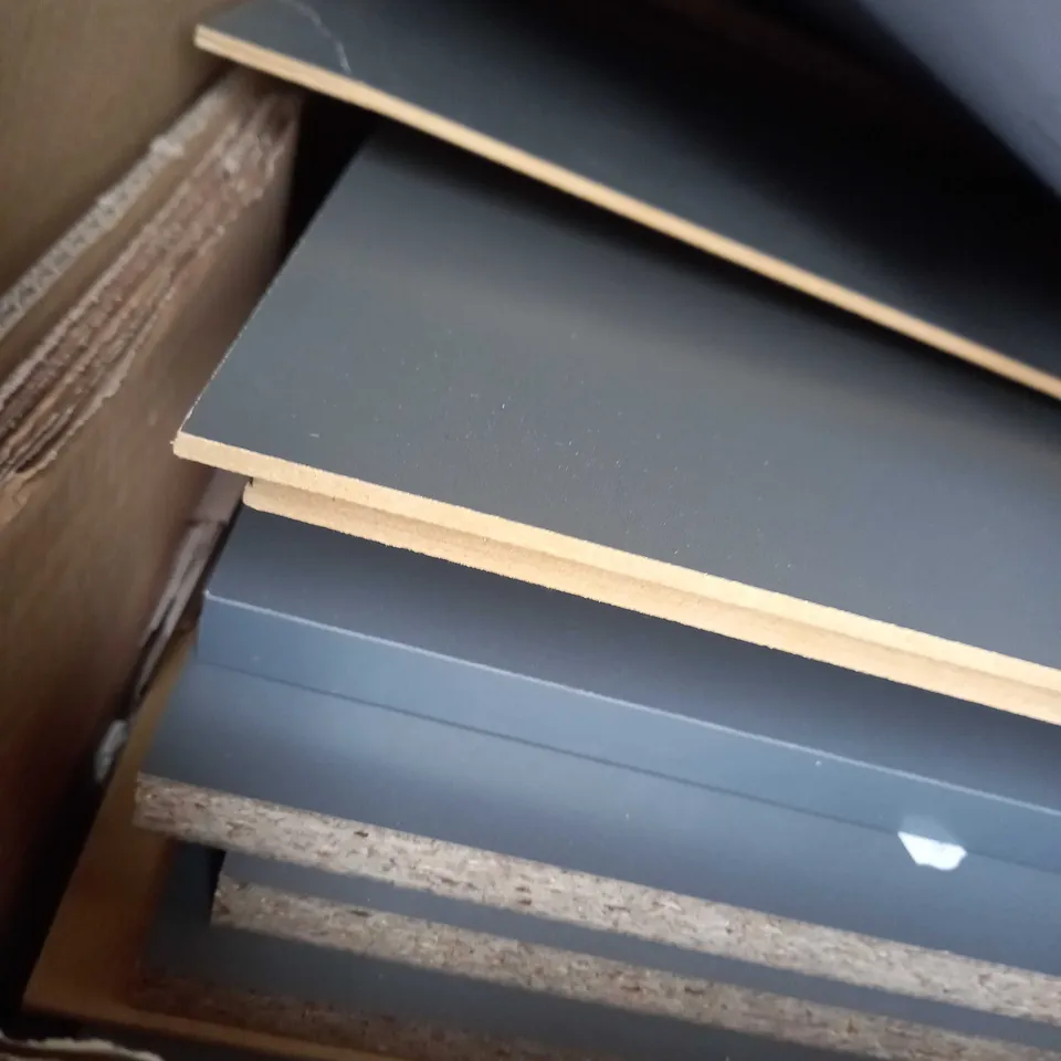  PAIR OF PRAGUE GLOSS 3 DRAWER BEDSIDES (1 BOX) RRP £159