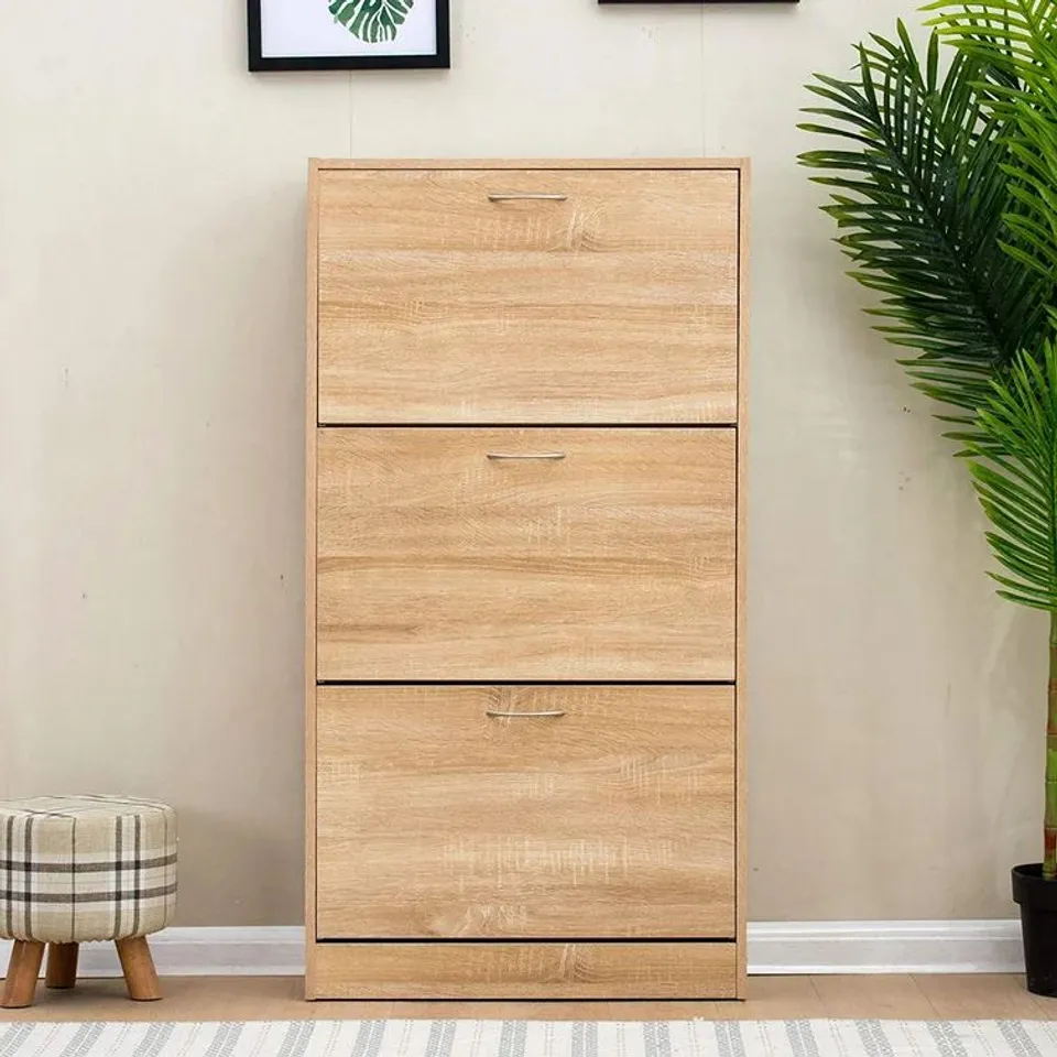 BOXED BURLISON 20 PAIR FLIP DOWN SHOE STORAGE 