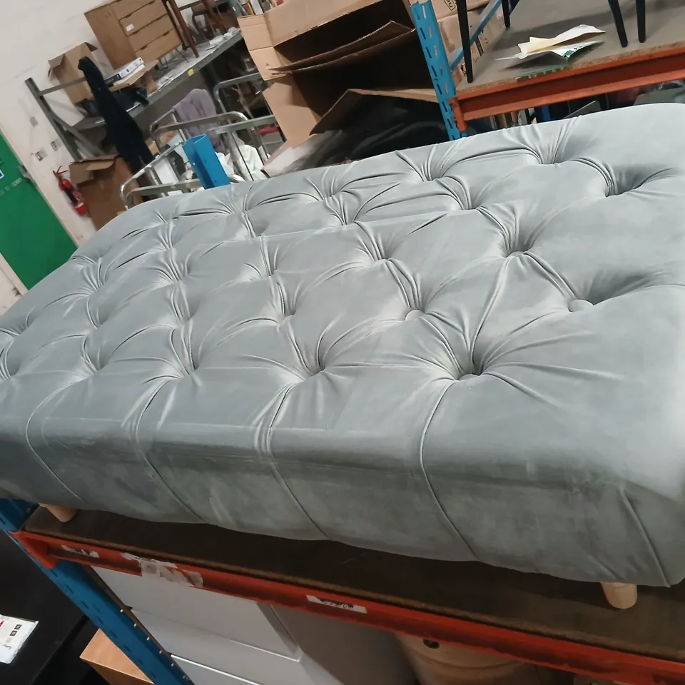 GAUDREAU 90CM WIDE VELVET TUFTED OTTOMAN