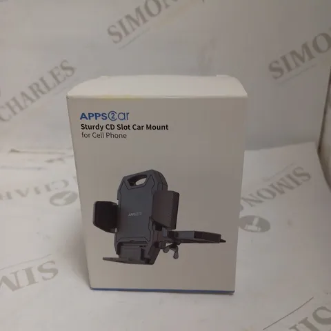 BOXED SEALED APP 2CAR STURDY CD SLOT MOBILE PHONE CAR MOUNT 