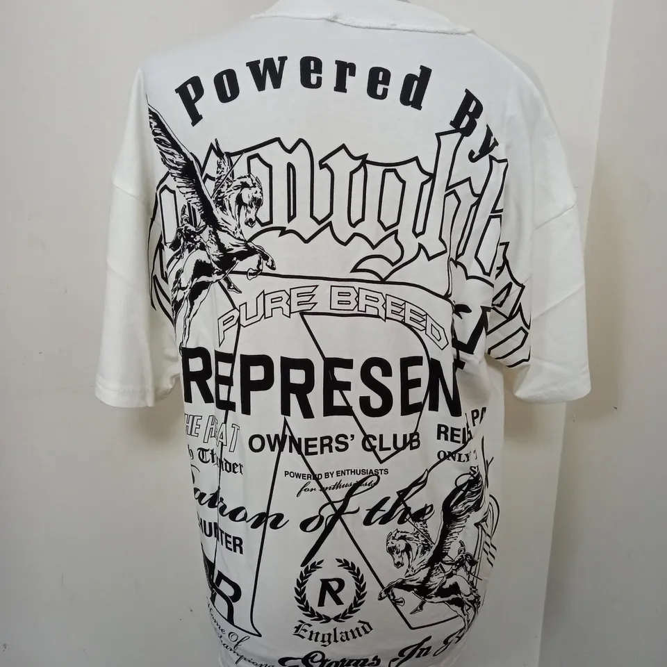 REPRESENT MONOCHROME ICONS T-SHIRT SIZE S
