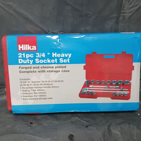 HILKA TOOL 21 PCE 3/4" DRIVE SOCKET SET METRIC