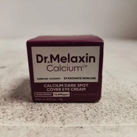 DR.MELAXIN CALCIUM EYE CREAM – DARK SPOT COVER, 15 G, BOXED