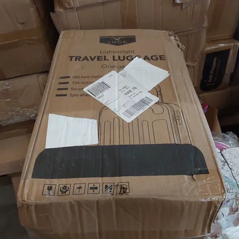 BOXED LUGG LIGHTWEIGHT TRAVEL SUITCASE 