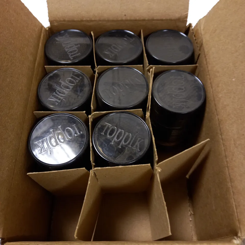 BOX OF TOPPIK HAIR BUILDING LIGHT BROWN FIBERS (12G)