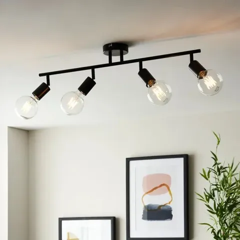 BOXED ELEMENTS KOPPLA 4 LIGHT SEMI FLUSH SPOTLIGHT BAR