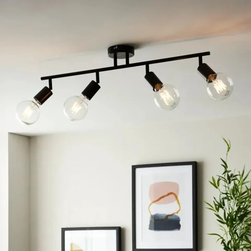 BOXED ELEMENTS KOPPLA 4 LIGHT SEMI FLUSH SPOTLIGHT BAR