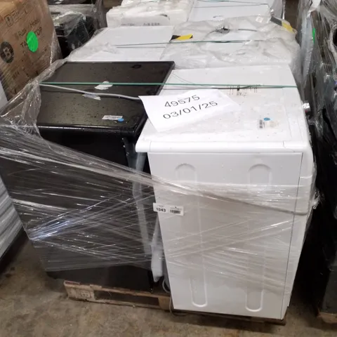 PALLET OF APPROXIMATELY 4 UNPROCESSED RAW RETURN WHITE GOODS TO INCLUDE