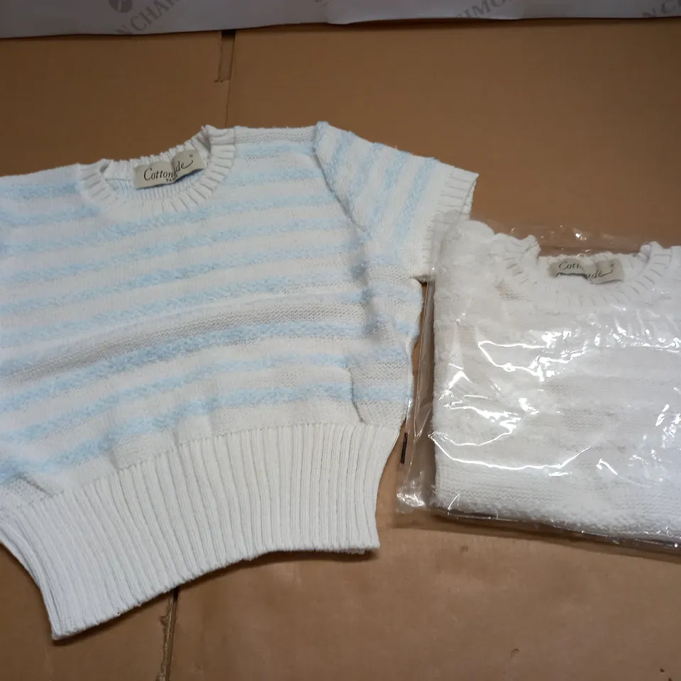 LOT OF APPROXIMATELY 26 AS NEW COTTONADE JUMPERS - SIZE UNSPECIFIED