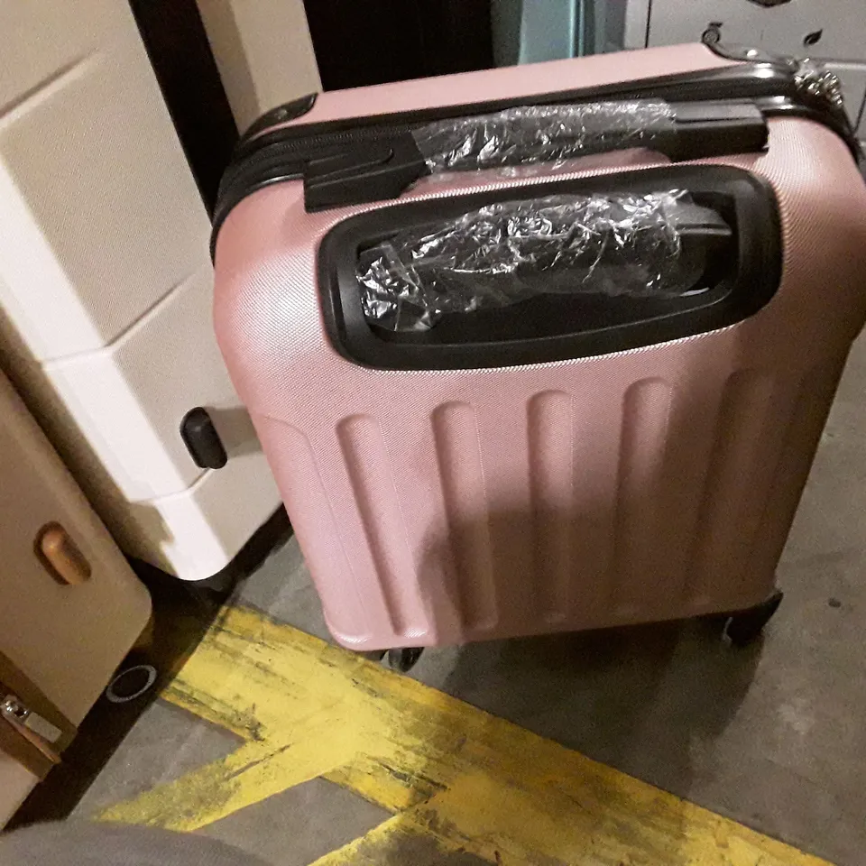 UNBOXED KEPLIN LUGG SMALL SIZE TRAVEL LUGGAGE WITH WHEELS PINK COLOUR