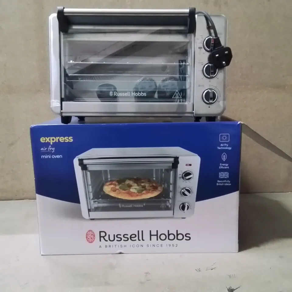 BOXED RUSSELL HOBBS EXPRESS AIR FRY MINI OVEN 