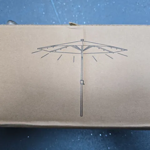 BOXED 9FT PATIO UMBRELLA WITH LED LIGHT 