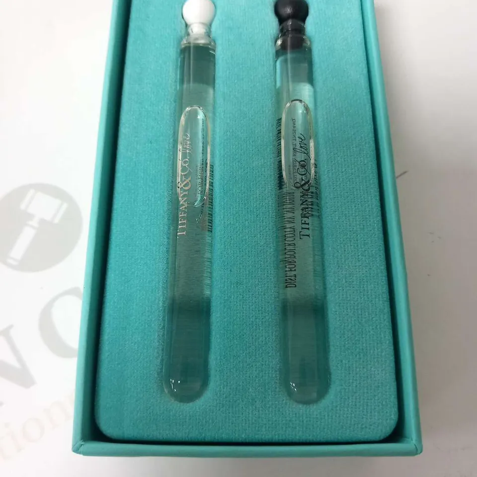 BOXED TIFFANY EAU DE PARFUM AND EAU DE TOILLETE SAMPLE SET